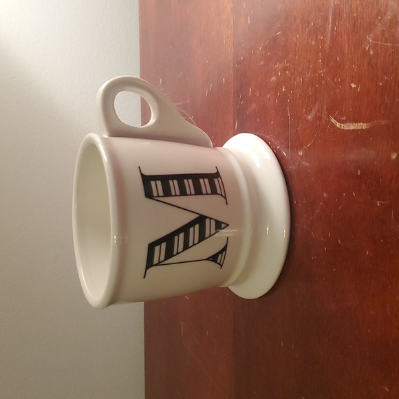 Anthropologie Monogram Initial Letter M Coffee Tea Mug - Picture 4 of 9